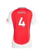 Arsenal Ben White #4 Heimtrikot für Frauen 2024-25 Kurzarm